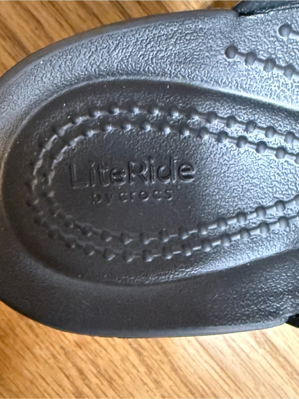 CROCS Brooklyn Buckle Black LiteRide Platform Sandals - Picture 7 of 9